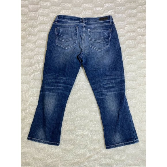Women’s BKE Fr Buckle Harper Capri Jeans, Blue, 27 - Picture 5 of 12